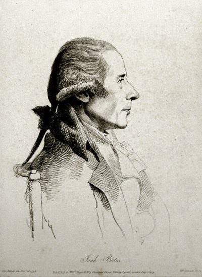 Joah Bates, gegraveerd door William Daniell door George Dance
